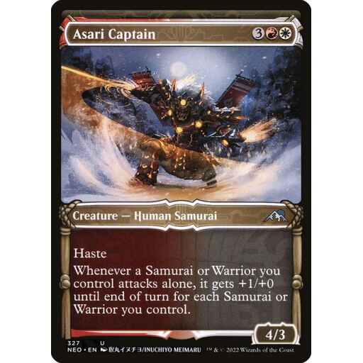 Kamigawa: Neon Dynasty - 327 - Asari Captain - Uncommon - WR - Foil