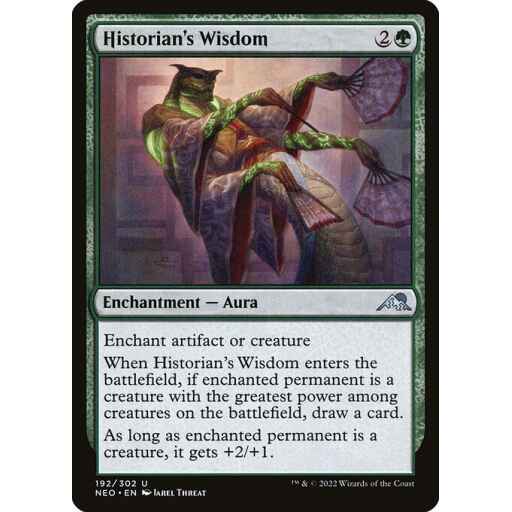 Kamigawa: Neon Dynasty - 192 - Historian's Wisdom - Uncommon - G - Non-foil