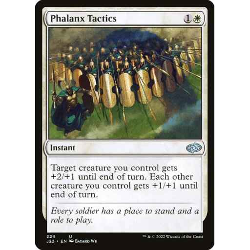 Jumpstart 2022 - 224 - Phalanx Tactics - Uncommon - W - Non-foil