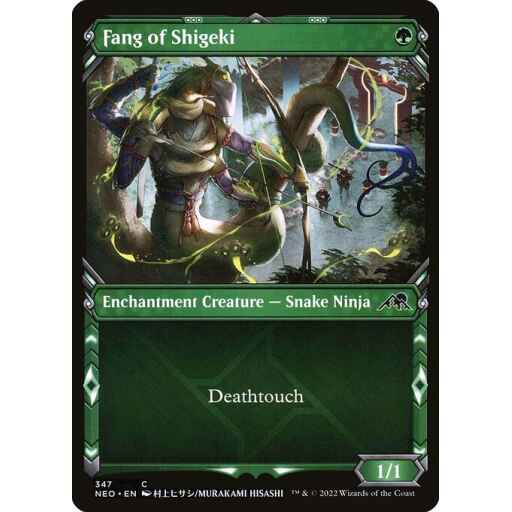 Kamigawa: Neon Dynasty - 347 - Fang of Shigeki - Common - G - Foil