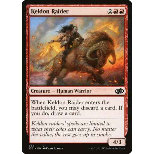 Jumpstart 2022 - 563 - Keldon Raider - Common - R - Non-foil