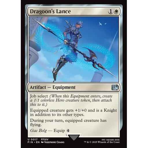 Final Fantasy - 17 - Dragoon's Lance - Uncommon - W - Non-foil