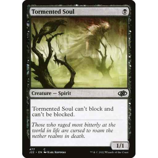 Jumpstart 2022 - 477 - Tormented Soul - Common - B - Non-foil