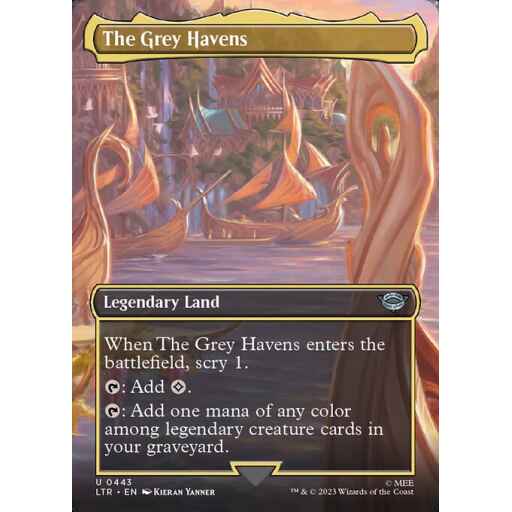 The Lord of the Rings: Tales of Middle-earth - 443 - The Grey Havens - Uncommon - C - Non-foil
