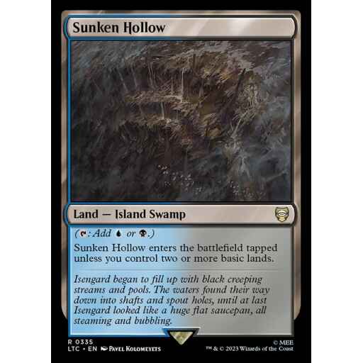 Tales of Middle-earth Commander - 335 - Sunken Hollow - Rare - C - Non-foil