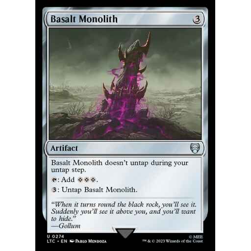 Tales of Middle-earth Commander - 274 - Basalt Monolith - Uncommon - C - Non-foil