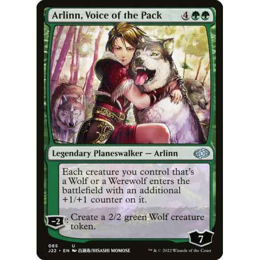 Jumpstart 2022 - 85 - Arlinn, Voice of the Pack - Uncommon - G - Non-foil