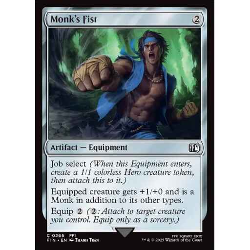 Final Fantasy - 265 - Monk's Fist - Common - C - Foil