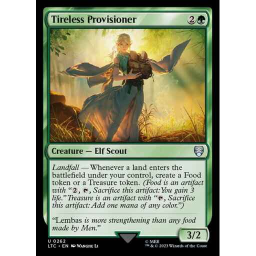 Tales of Middle-earth Commander - 262 - Tireless Provisioner - Uncommon - G - Non-foil