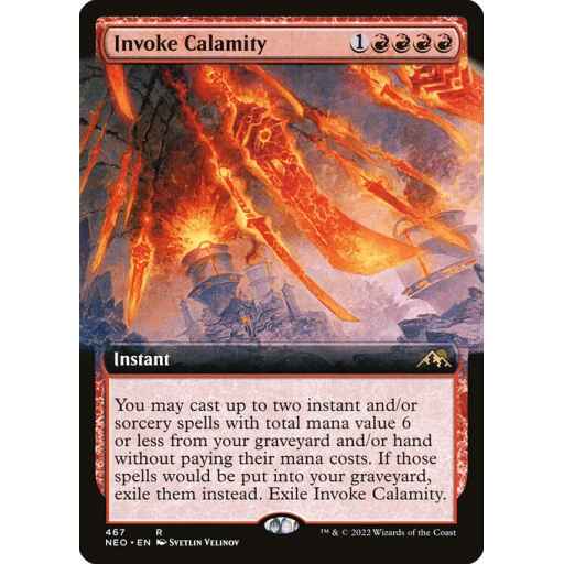 Kamigawa: Neon Dynasty - 467 - Invoke Calamity - Rare - R - Non-foil