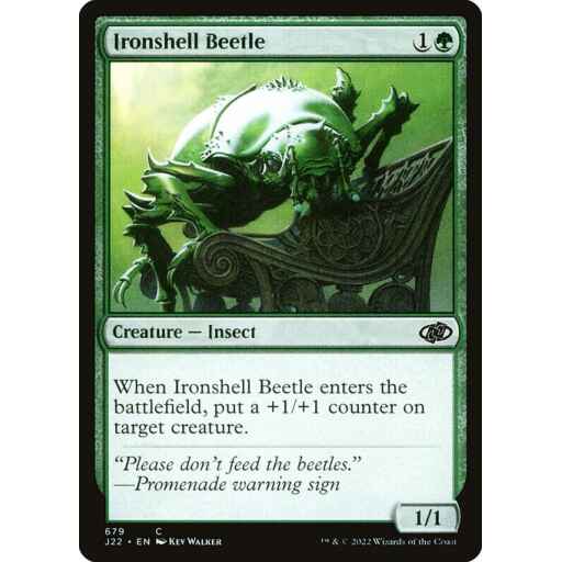 Jumpstart 2022 - 679 - Ironshell Beetle - Common - G - Non-foil