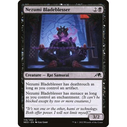 Kamigawa: Neon Dynasty - 115 - Nezumi Bladeblesser - Common - B - Non-foil