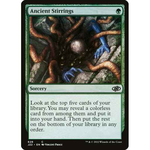 Jumpstart 2022 - 628 - Ancient Stirrings - Common - G - Non-foil