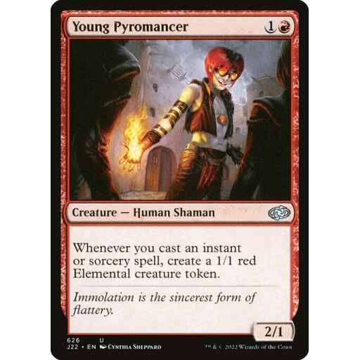 Jumpstart 2022 - 626 - Young Pyromancer - Uncommon - R - Non-foil
