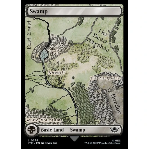 The Lord of the Rings: Tales of Middle-earth - 276 - Swamp - Common - C - Foil