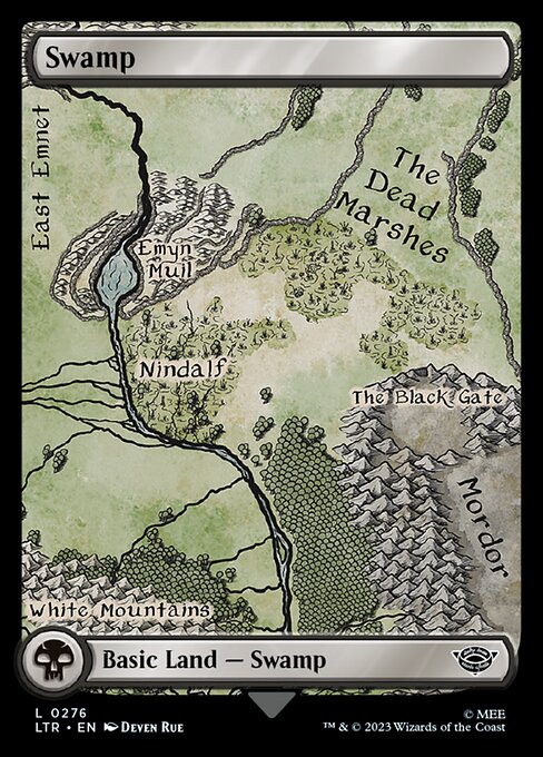 The Lord of the Rings: Tales of Middle-earth - 276 - Swamp - Common - C - Foil