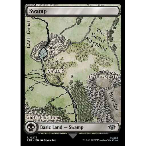 The Lord of the Rings: Tales of Middle-earth - 276 - Swamp - Common - C - Non-foil