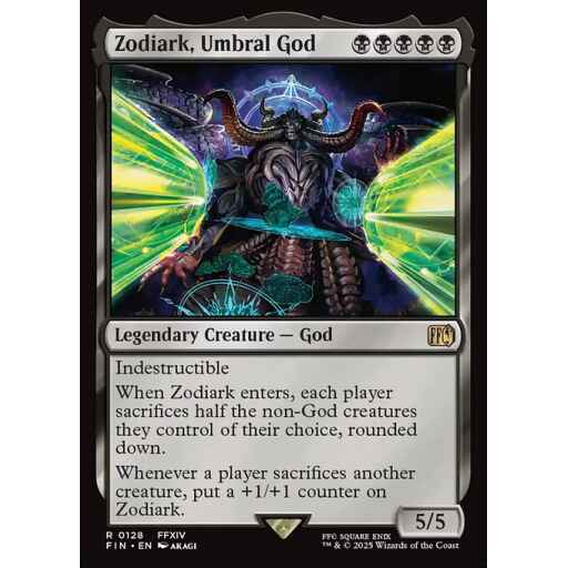 Final Fantasy - 128 - Zodiark, Umbral God - Rare - B - Non-foil