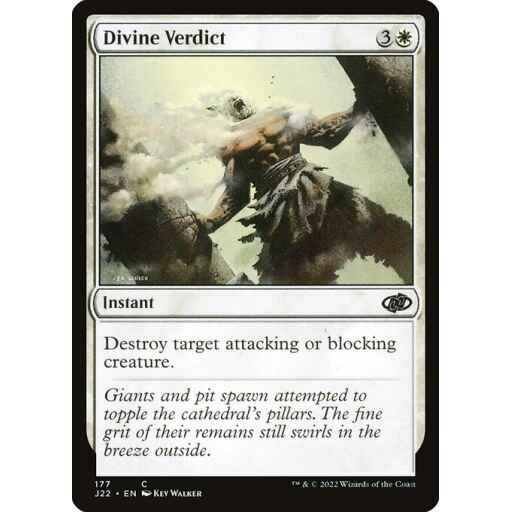 Jumpstart 2022 - 177 - Divine Verdict - Common - W - Non-foil