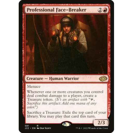 Jumpstart 2022 - 581 - Professional Face-Breaker - Rare - R - Non-foil