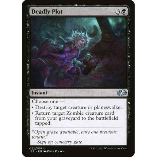 Jumpstart 2022 - 22 - Deadly Plot - Uncommon - B - Non-foil