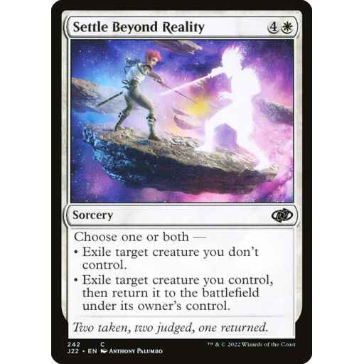 Jumpstart 2022 - 242 - Settle Beyond Reality - Common - W - Non-foil