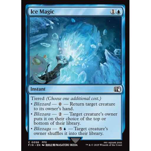 Final Fantasy - 56 - Ice Magic - Common - U - Non-foil
