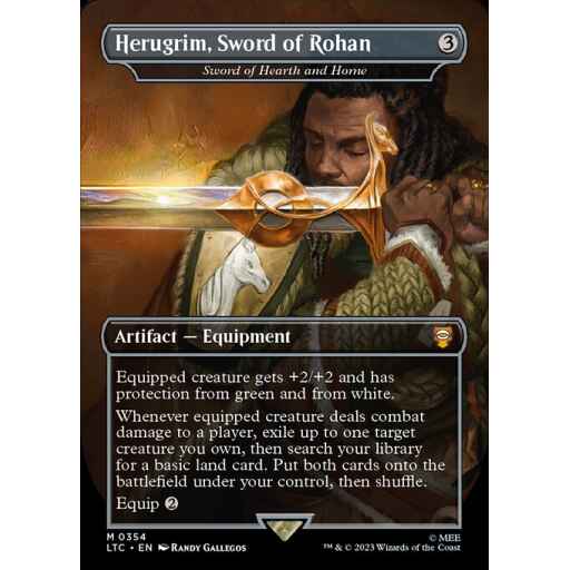 Tales of Middle-earth Commander - 354 - Sword of Hearth and Home - Mythic - C - Foil