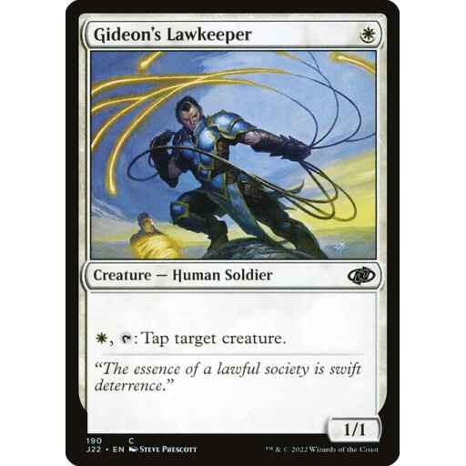 Jumpstart 2022 - 190 - Gideon's Lawkeeper - Common - W - Non-foil