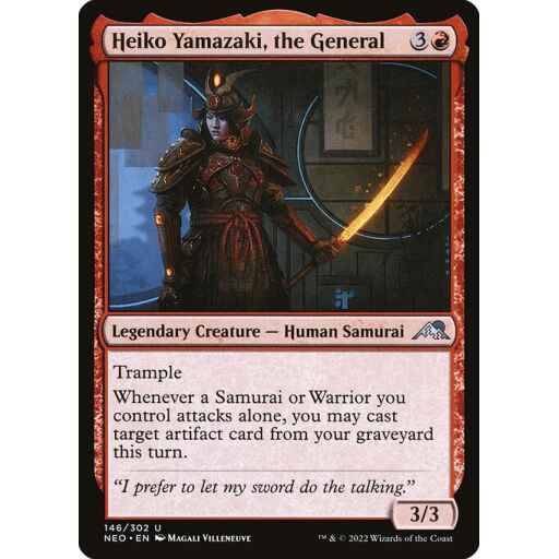 Kamigawa: Neon Dynasty - 146 - Heiko Yamazaki, the General - Uncommon - R - Non-foil