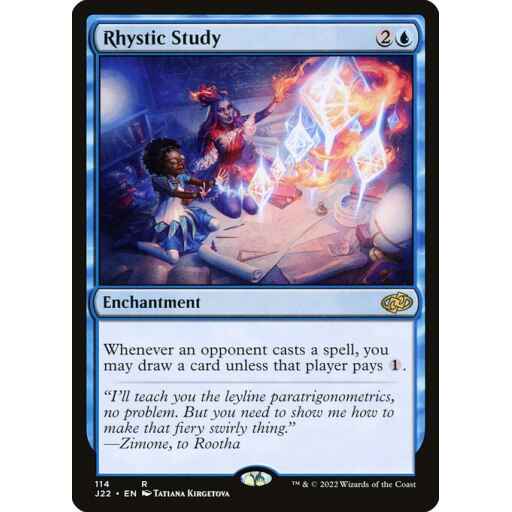 Jumpstart 2022 - 114 - Rhystic Study - Rare - U - Non-foil