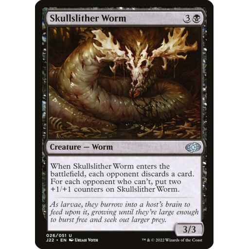 Jumpstart 2022 - 26 - Skullslither Worm - Uncommon - B - Non-foil