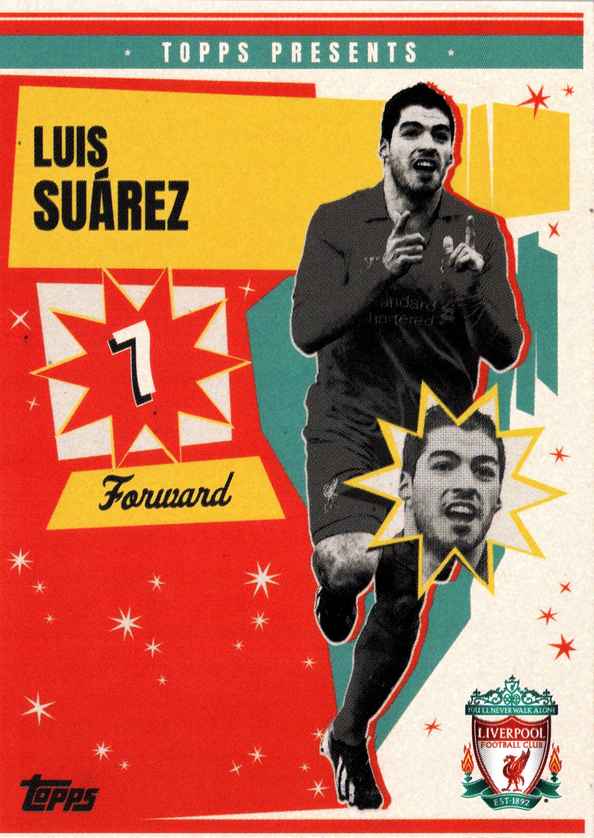 Topps Liverpool Team Set 2024 Luis Suarez