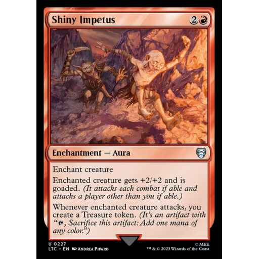 Tales of Middle-earth Commander - 227 - Shiny Impetus - Uncommon - R - Non-foil