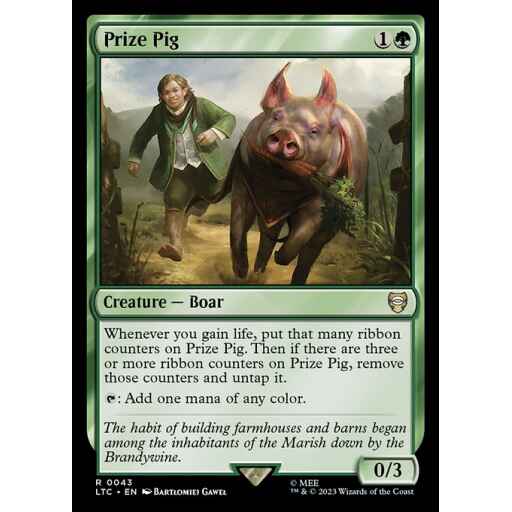 Tales of Middle-earth Commander - 43 - Prize Pig - Rare - G - Non-foil