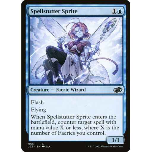Jumpstart 2022 - 65 - Spellstutter Sprite - Common - U - Non-foil