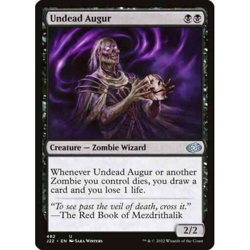 Jumpstart 2022 - 482 - Undead Augur - Uncommon - B - Non-foil