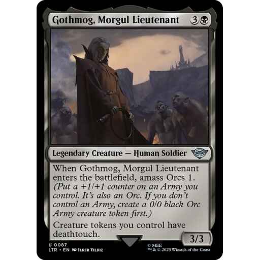 The Lord of the Rings: Tales of Middle-earth - 87 - Gothmog, Morgul Lieutenant - Uncommon - B - Non-foil