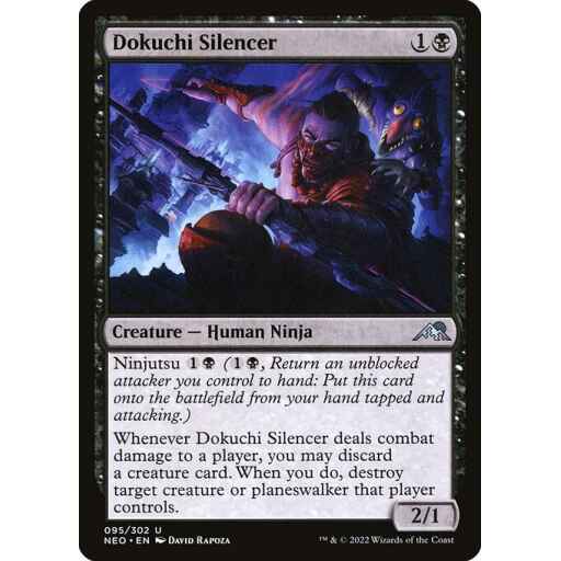 Kamigawa: Neon Dynasty - 95 - Dokuchi Silencer - Uncommon - B - Non-foil