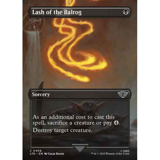 The Lord of the Rings: Tales of Middle-earth - 408 - Lash of the Balrog - Common - B - Non-foil