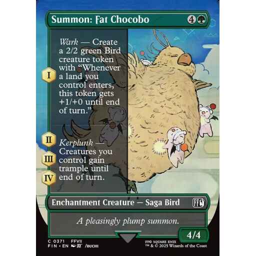 Final Fantasy - 371 - Summon: Fat Chocobo - Common - G - Non-foil