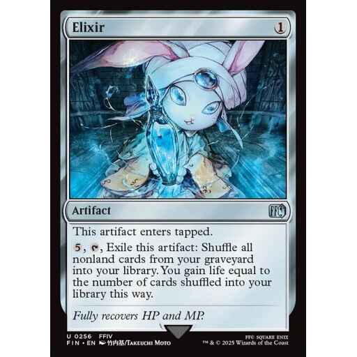 Final Fantasy - 256 - Elixir - Uncommon - C - Non-foil