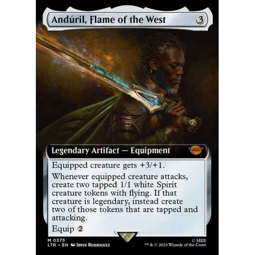 The Lord of the Rings: Tales of Middle-earth - 375 - Andúril, Flame of the West - Mythic - C - Non-foil