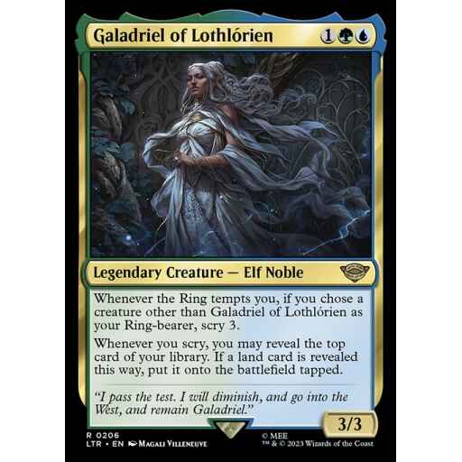The Lord of the Rings: Tales of Middle-earth - 206 - Galadriel of Lothlórien - Rare - UG - Non-foil