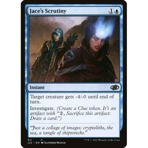 Jumpstart 2022 - 311 - Jace's Scrutiny - Common - U - Non-foil