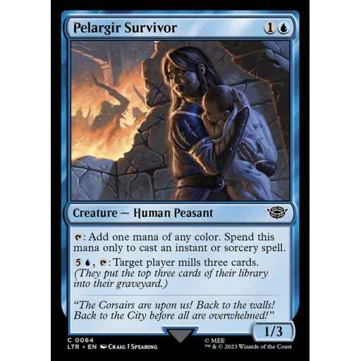 The Lord of the Rings: Tales of Middle-earth - 64 - Pelargir Survivor - Common - U - Non-foil