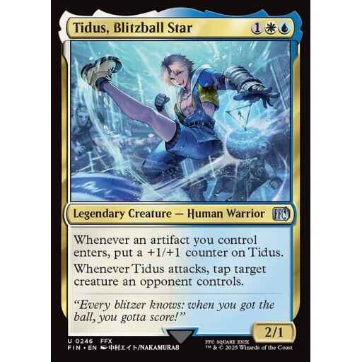 Final Fantasy - 246 - Tidus, Blitzball Star - Uncommon - WU - Foil