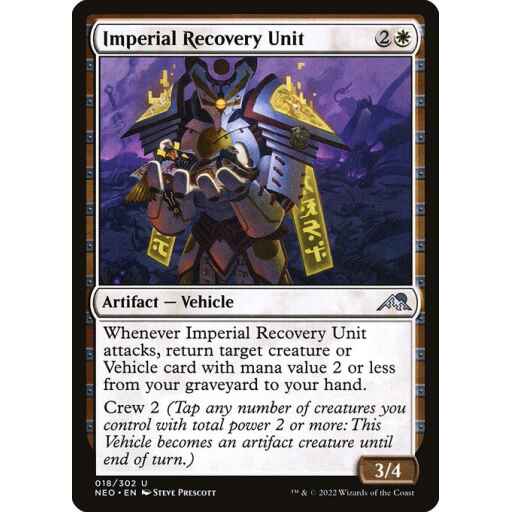 Kamigawa: Neon Dynasty - 18 - Imperial Recovery Unit - Uncommon - W - Non-foil