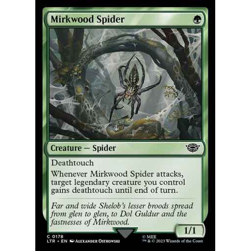 The Lord of the Rings: Tales of Middle-earth - 178 - Mirkwood Spider - Common - G - Non-foil