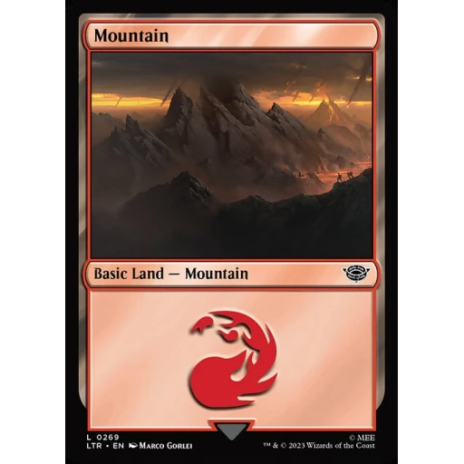 The Lord of the Rings: Tales of Middle-earth - 269 - Mountain - Common - C - Non-foil